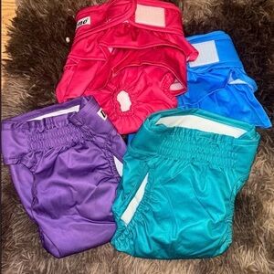 Medium dog diapers Set of 4 12”-15”